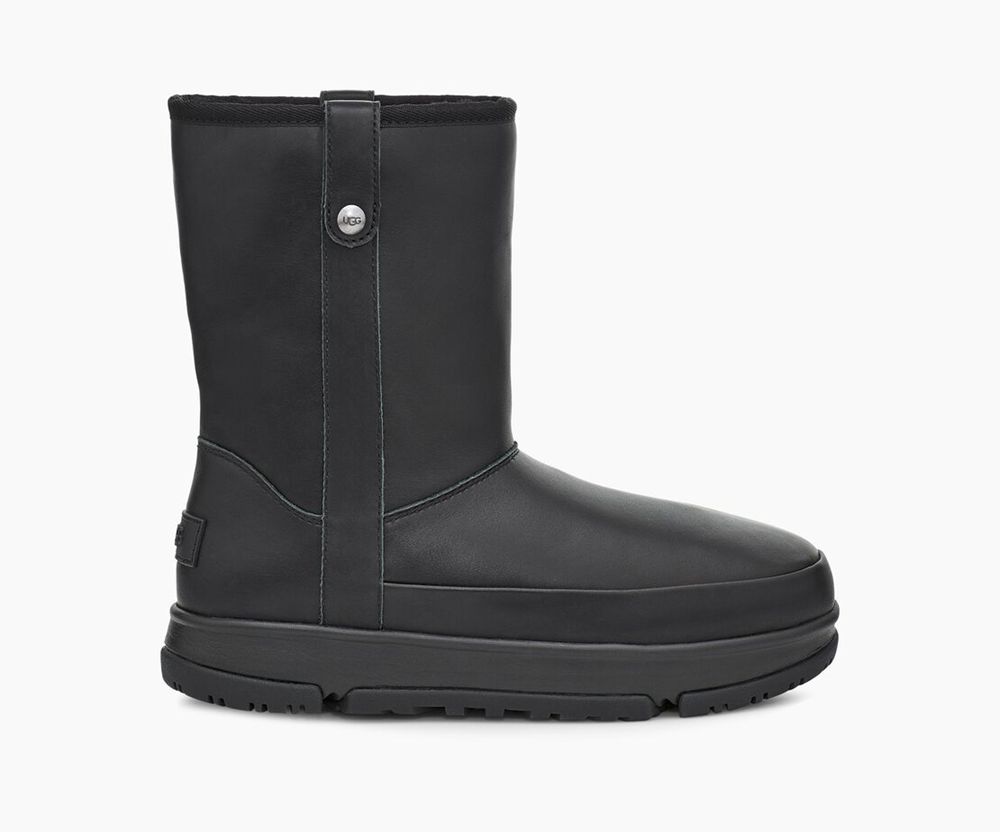 Ugg Classic Weather - Womens Short Boots - Black - NZ (9071OKQNS)